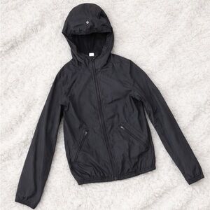 Aviva by Lululemon Youth Black Hooded Spring Jacket | Size 8